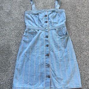 Juicy Couture Black Label Women’s Short Denim Dress 100% Cotton Size US 8